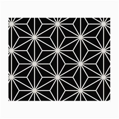 Black And White Pattern Small Glasses Cloth (2 Sides) by Valentinaart