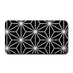 Black And White Pattern Medium Bar Mats by Valentinaart