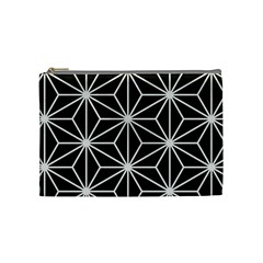 Black And White Pattern Cosmetic Bag (medium)