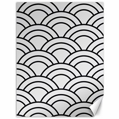 Black And White Pattern Canvas 36  X 48  by Valentinaart