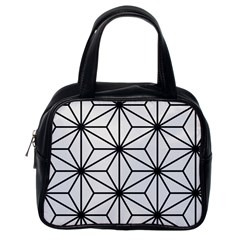 Black And White Pattern Classic Handbag (one Side) by Valentinaart