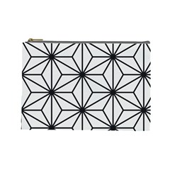 Black And White Pattern Cosmetic Bag (large) by Valentinaart