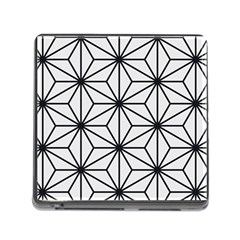 Black And White Pattern Memory Card Reader (square 5 Slot)