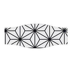 Black And White Pattern Stretchable Headband by Valentinaart