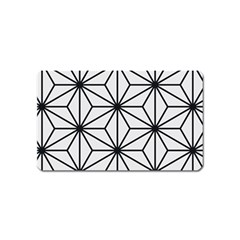 Black And White Pattern Magnet (name Card)