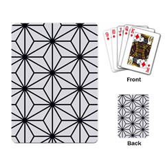 Black And White Pattern Playing Cards Single Design (rectangle)