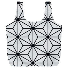 Black And White Pattern Full Print Recycle Bag (xxl) by Valentinaart