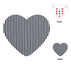 Simple Line Pattern Playing Cards Single Design (heart)