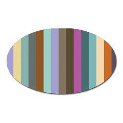 Simple Line Pattern Oval Magnet