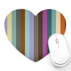 Simple Line Pattern Heart Mousepads by Valentinaart