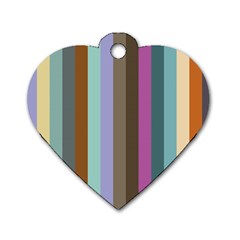 Simple Line Pattern Dog Tag Heart (two Sides) by Valentinaart