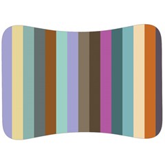 Simple Line Pattern Velour Seat Head Rest Cushion by Valentinaart