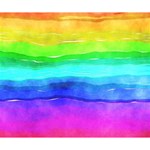 Watercolor rainbow Deluxe Canvas 14  x 11  (Stretched) 14  x 11  x 1.5  Stretched Canvas