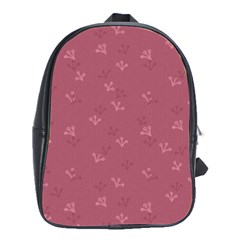 Floral Pattern School Bag (large) by Valentinaart