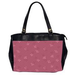 Floral Pattern Oversize Office Handbag (2 Sides)