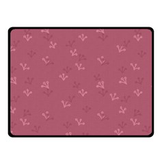 Floral Pattern Double Sided Fleece Blanket (small)  by Valentinaart