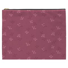 Floral Pattern Cosmetic Bag (xxxl) by Valentinaart