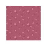 Floral pattern Small Satin Scarf (Square) Front