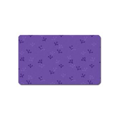 Floral Pattern Magnet (name Card)