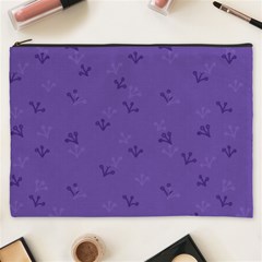 Floral Pattern Cosmetic Bag (xxxl) by Valentinaart