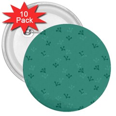 Floral Pattern 3  Buttons (10 Pack)  by Valentinaart