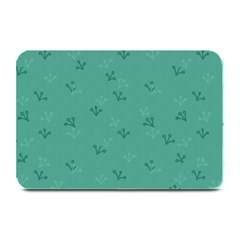 Floral Pattern Plate Mats by Valentinaart