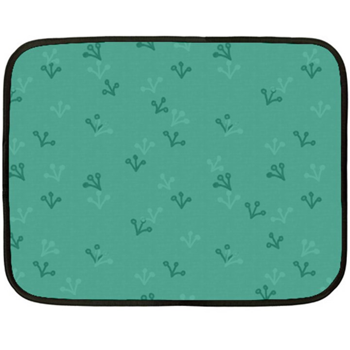 Floral pattern Double Sided Fleece Blanket (Mini) 