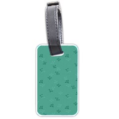 Floral Pattern Luggage Tag (one Side) by Valentinaart