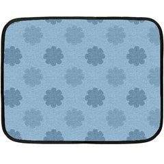 Floral Pattern Double Sided Fleece Blanket (mini)  by Valentinaart