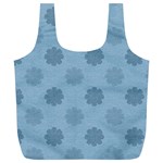 Floral pattern Full Print Recycle Bag (XL) Back