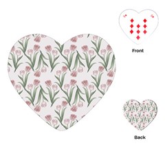 Floral Pattern Playing Cards Single Design (heart)