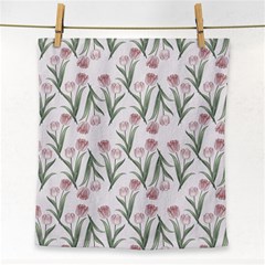 Floral Pattern Face Towel by Valentinaart