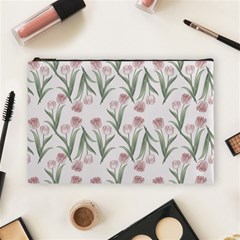 Floral Pattern Cosmetic Bag (large) by Valentinaart