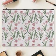 Floral Pattern Cosmetic Bag (xxxl) by Valentinaart