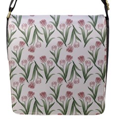 Floral Pattern Flap Closure Messenger Bag (s) by Valentinaart