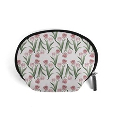 Floral Pattern Accessory Pouch (small) by Valentinaart