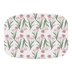 Floral Pattern Mini Square Pill Box