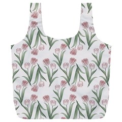 Floral Pattern Full Print Recycle Bag (xxl) by Valentinaart