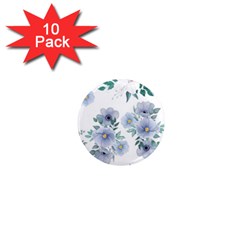 Floral Pattern 1  Mini Magnet (10 Pack)  by Valentinaart