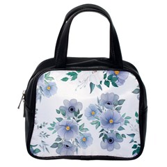 Floral Pattern Classic Handbag (one Side) by Valentinaart