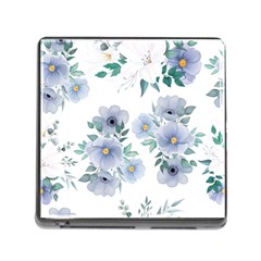 Floral Pattern Memory Card Reader (square 5 Slot) by Valentinaart