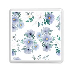 Floral Pattern Memory Card Reader (square) by Valentinaart