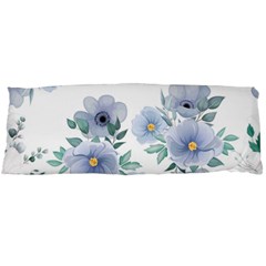 Floral Pattern Body Pillow Case (dakimakura) by Valentinaart