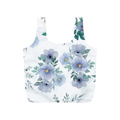 Floral Pattern Full Print Recycle Bag (s) by Valentinaart