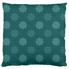 Floral Pattern Large Flano Cushion Case (one Side)