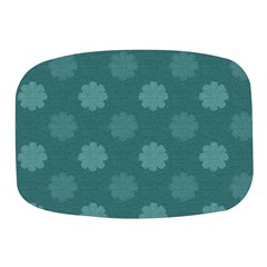 Floral Pattern Mini Square Pill Box