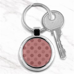 Floral pattern Key Chain (Round)