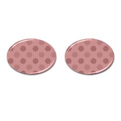 Floral pattern Cufflinks (Oval)