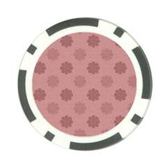 Floral pattern Poker Chip Card Guard