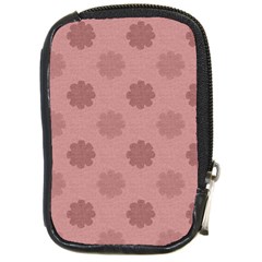 Floral pattern Compact Camera Leather Case